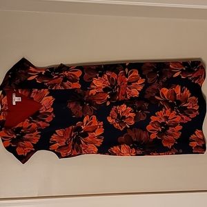 London Times navy floral dress size 16w